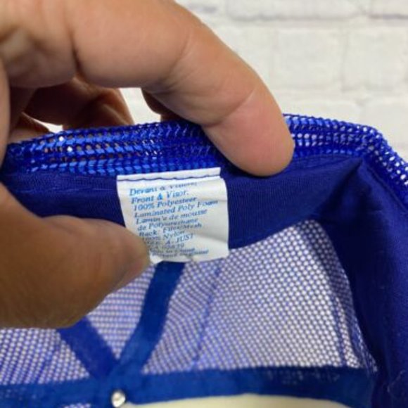 Vintage SIF Superior Industrial Frictions Edmonton, AB Trucker Hat Mesh Stripes - Picture 7 of 7